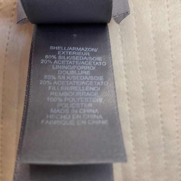 Sigrid Olsen 18W 80% Silk Shell Jacket with snap closure front. - Picture 3 of 5